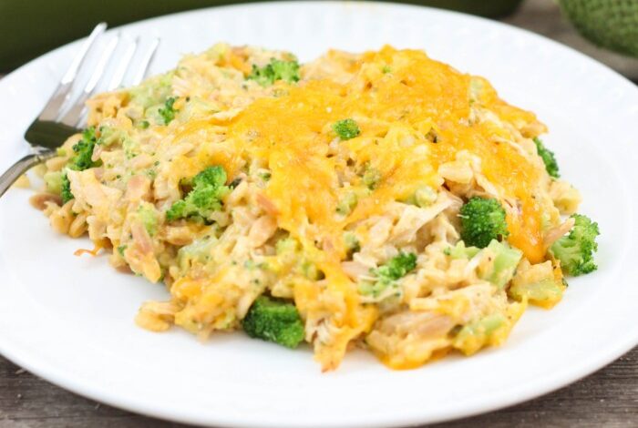 Easy cheesy chicken and rice