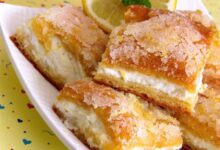Lemon cream cheese bars