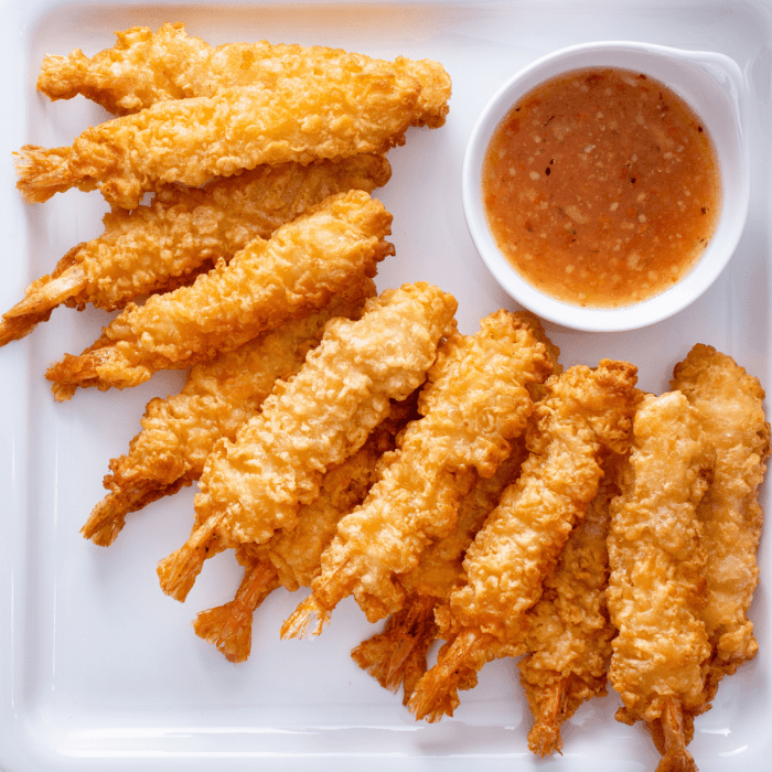 Chef johns shrimp tempura