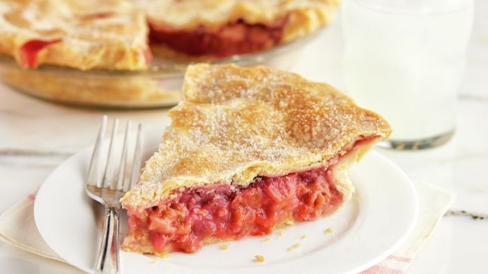 Favorite strawberry rhubarb pie