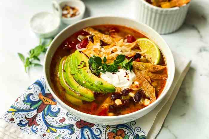 Chicken tortilla soup in the instant pot