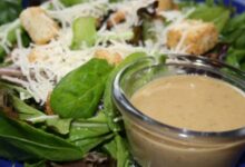 Salad spinach feta pecans balsamic salads strawberries vinaigrette candied walnuts cookingclassy blueberries pears