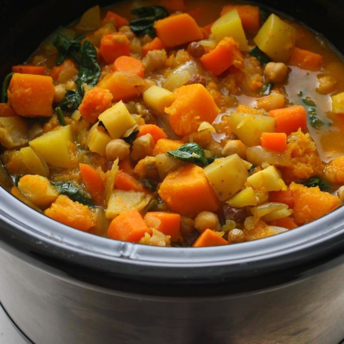 Slow cooker squirrel and veggies