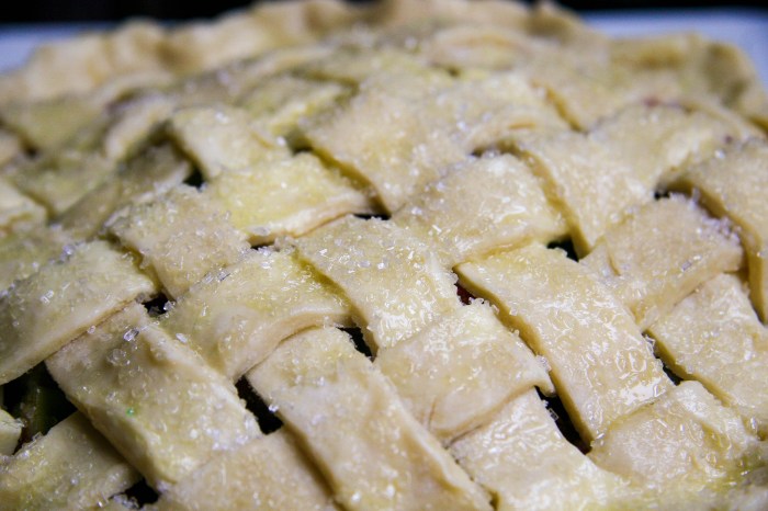 Favorite strawberry rhubarb pie