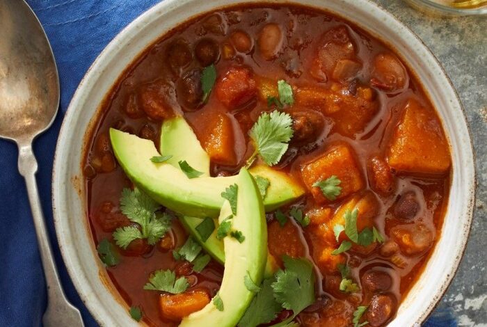 Slow cooker vegan chili
