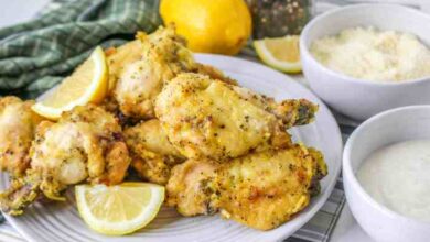 Easy lemon pepper chicken wings