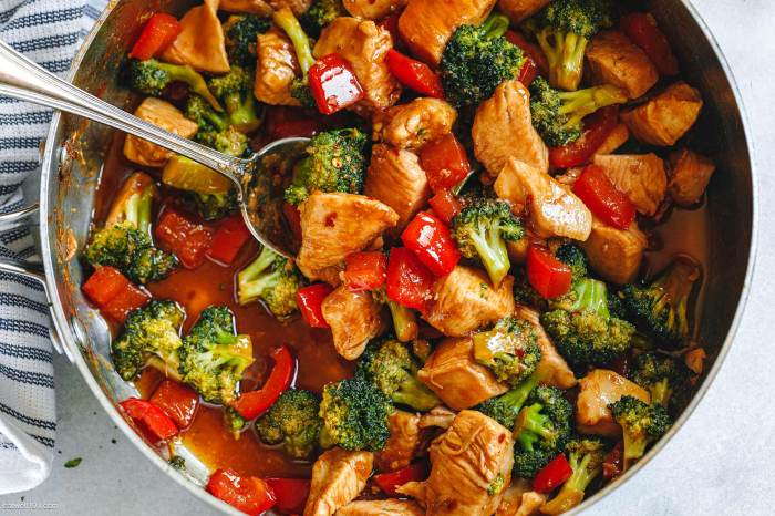 Broccoli and rice stir fry