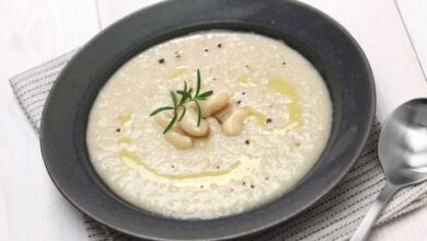Creamy italian white bean soup