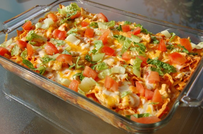 Doritos chicken cheese casserole