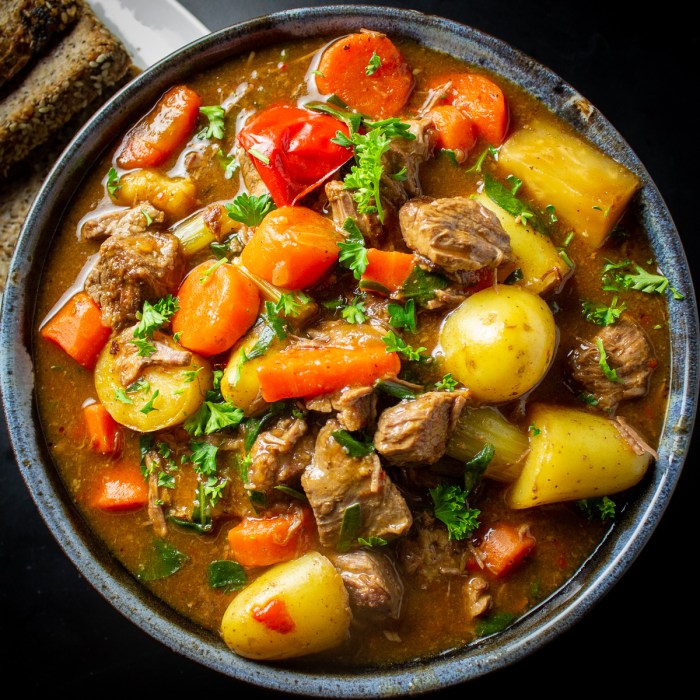 Angels old fashioned beef stew
