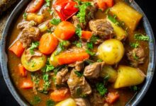 Angels old fashioned beef stew