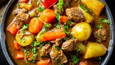 Angels old fashioned beef stew