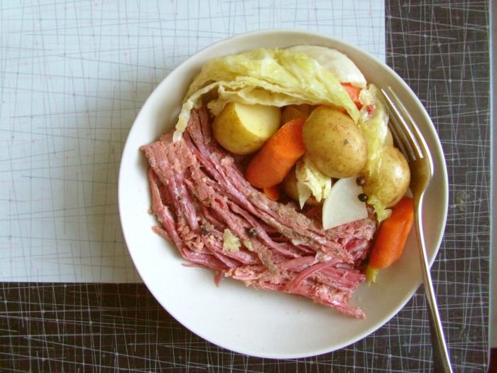 Slow cooker new england boiled dinner