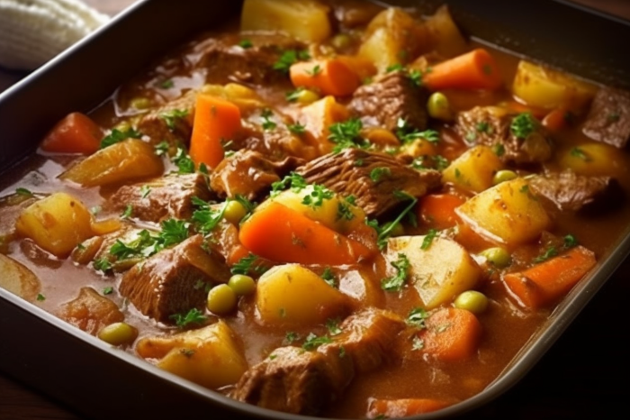 No peek beef stew
