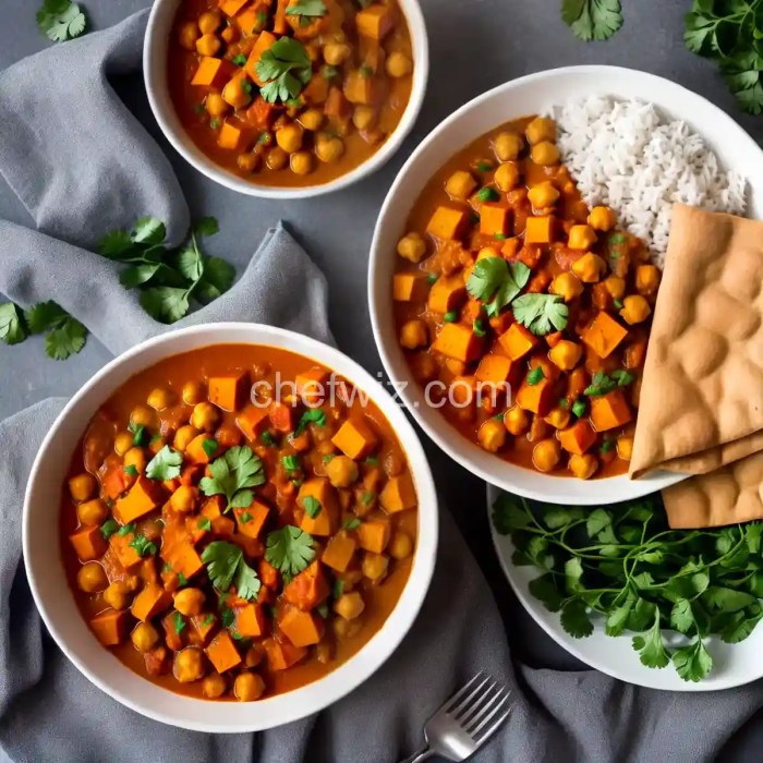 Curry potato sweet chickpea vegan easier curries think than may