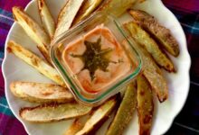 Air fryer baked potatoes