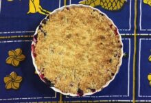 The ultimate berry crumble