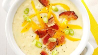 Potato and cheddar soup