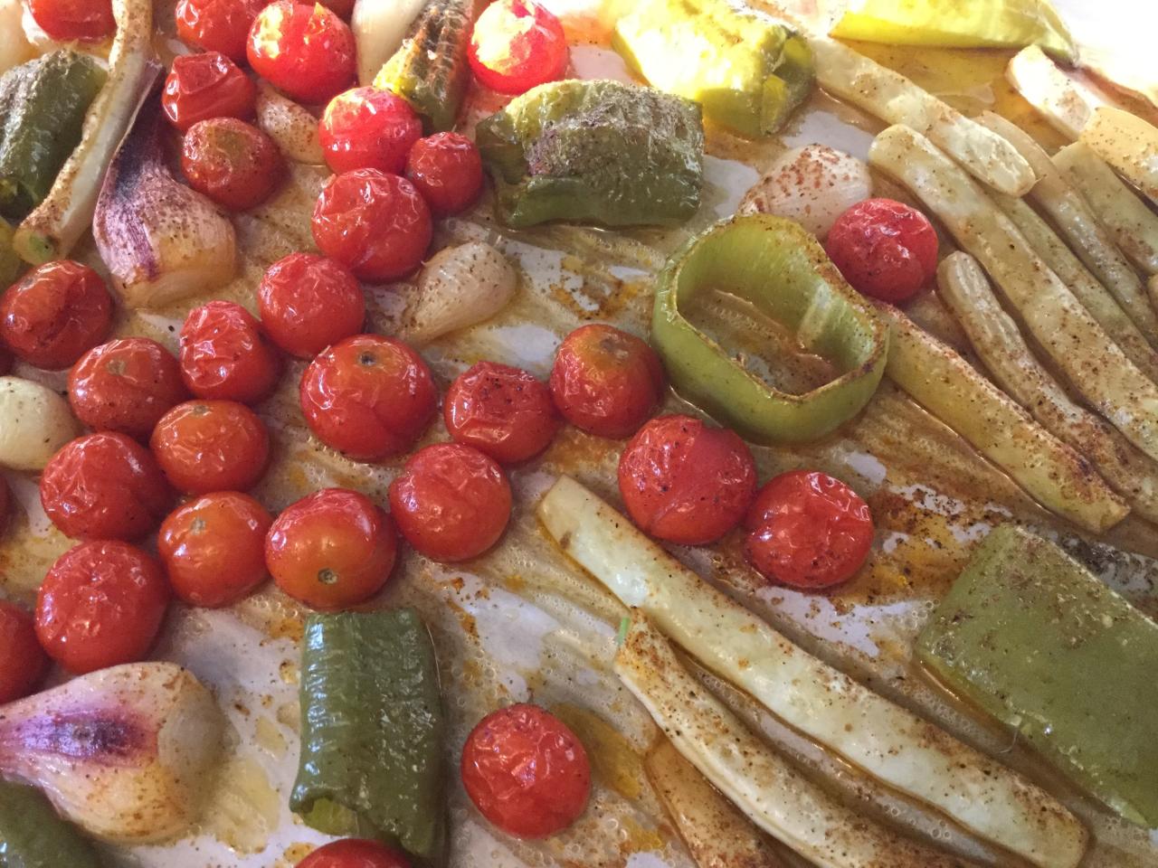 Vegetarian balsamic roasted marinated foods dietitiandebbie