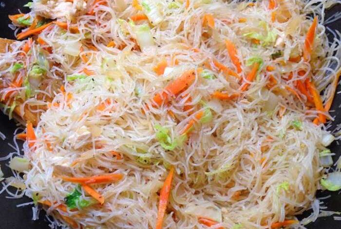 Quick and easy pancit