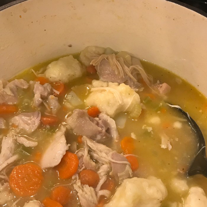 Irish chicken and dumplings