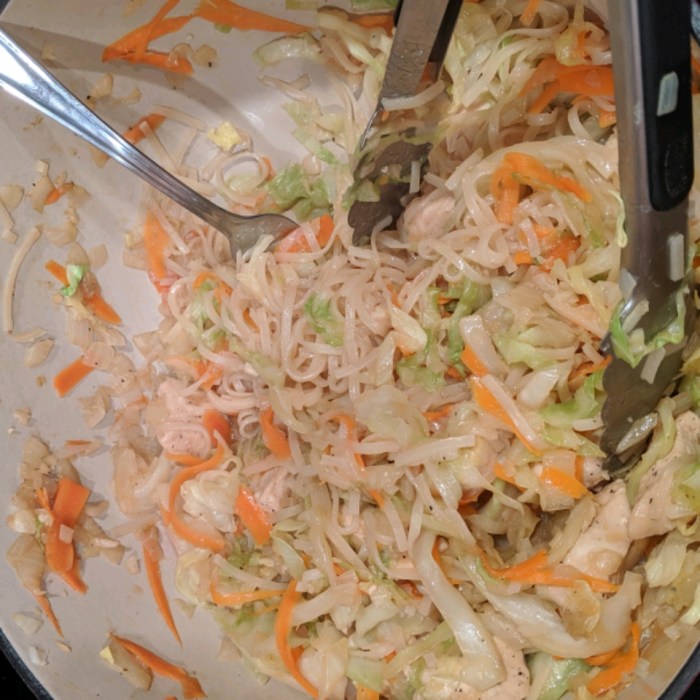 Quick and easy pancit