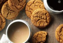 Big soft ginger cookies