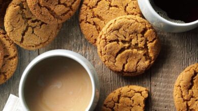 Big soft ginger cookies