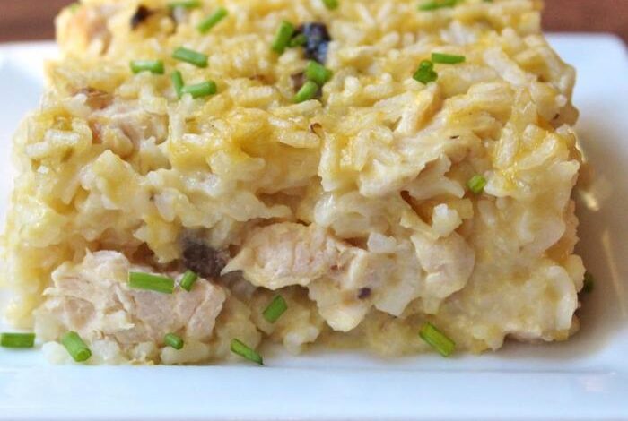 Mamaws chicken and rice casserole