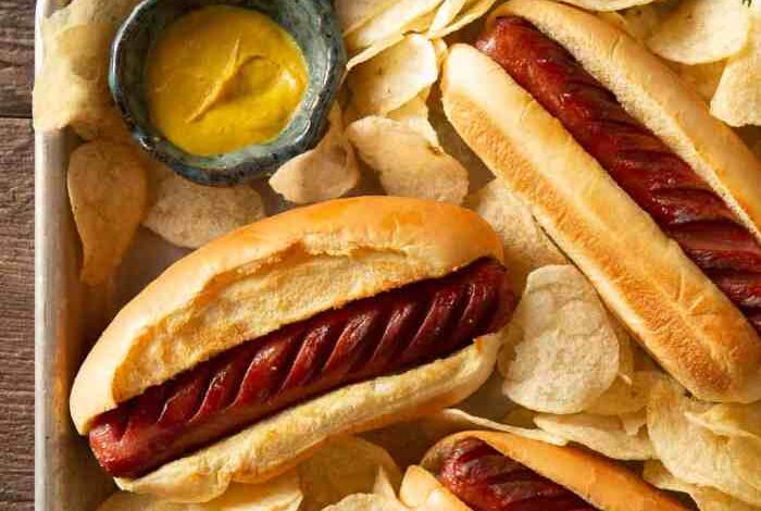 Basic air fryer hot dogs