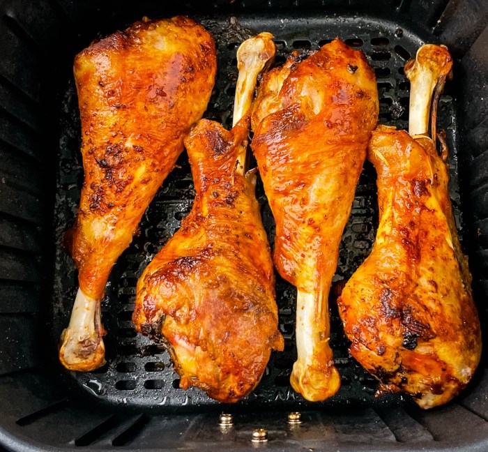 Air fryer turkey legs