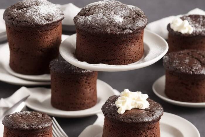 Chef johns chocolate souffle