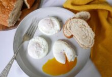 Poached poach huevos cooking perfectly