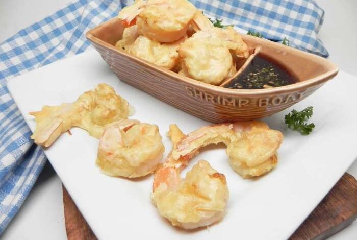 Air fryer shrimp tempura