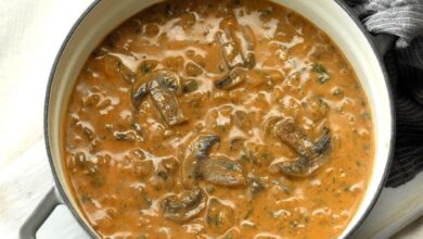 Cream of brie soup