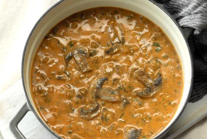 Cream of brie soup