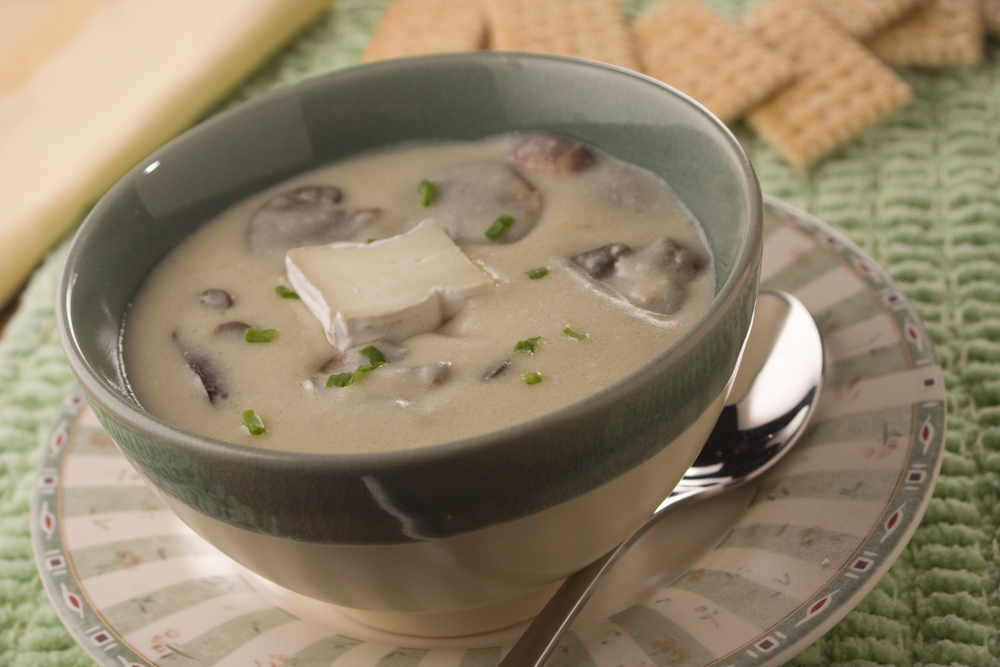 Cream of brie soup