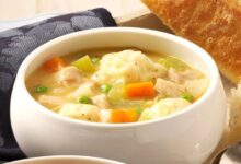 Chicken stew with dumplings