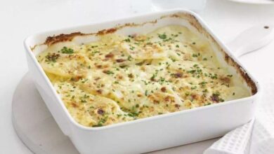 Irish potato and chive casserole
