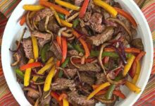 Air fryer steak for fajitas