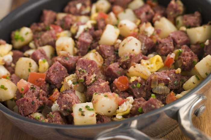 Air fryer corned beef hash