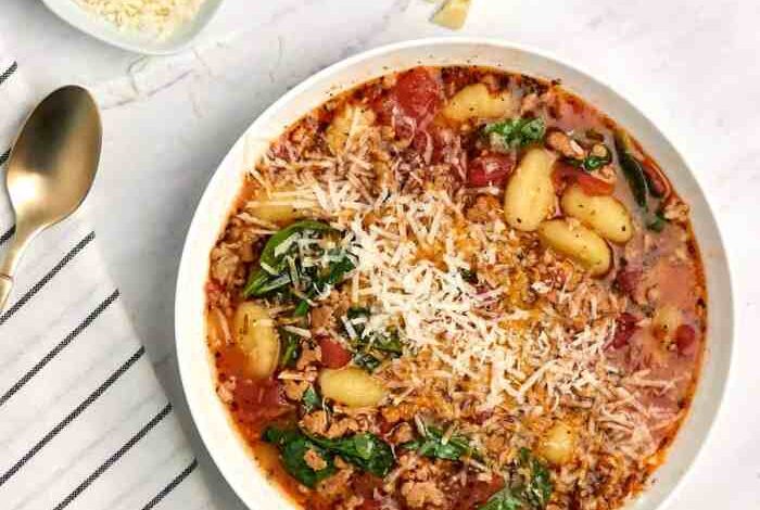 Gnocchi onion pot acedarspoon