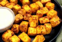 Air fryer bang bang tofu