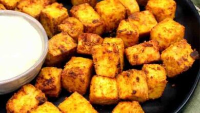 Air fryer bang bang tofu
