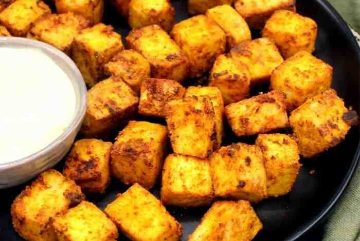 Air fryer bang bang tofu