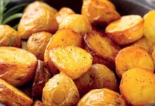 Air fryer garlic and parsley baby potatoes