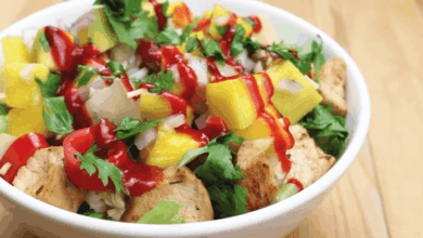 Baja style chicken bowl