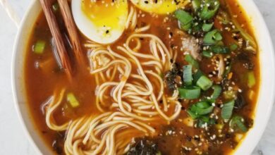 Ramen chicken noodle soup