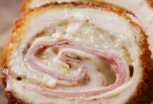 Air fryer chicken cordon bleu