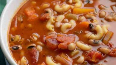 Black eyed pea soup